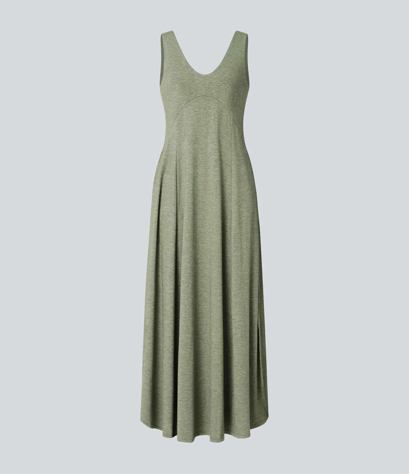 Halara | Maxi Dress con Spacco Laterale e Schiena Scoperta