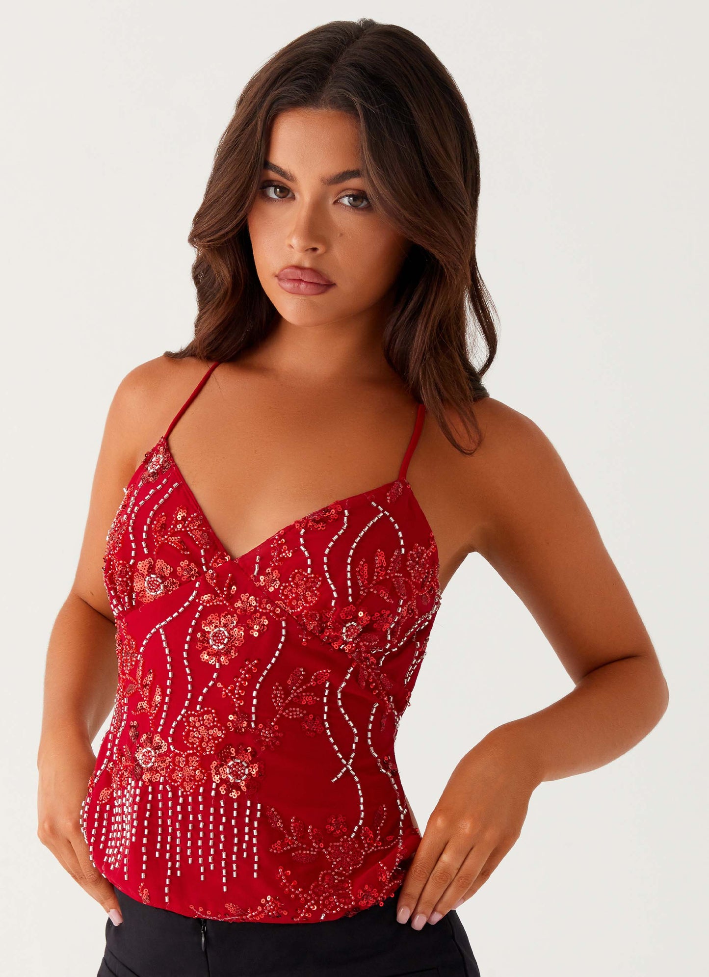 SEQUIN CAMI TOP