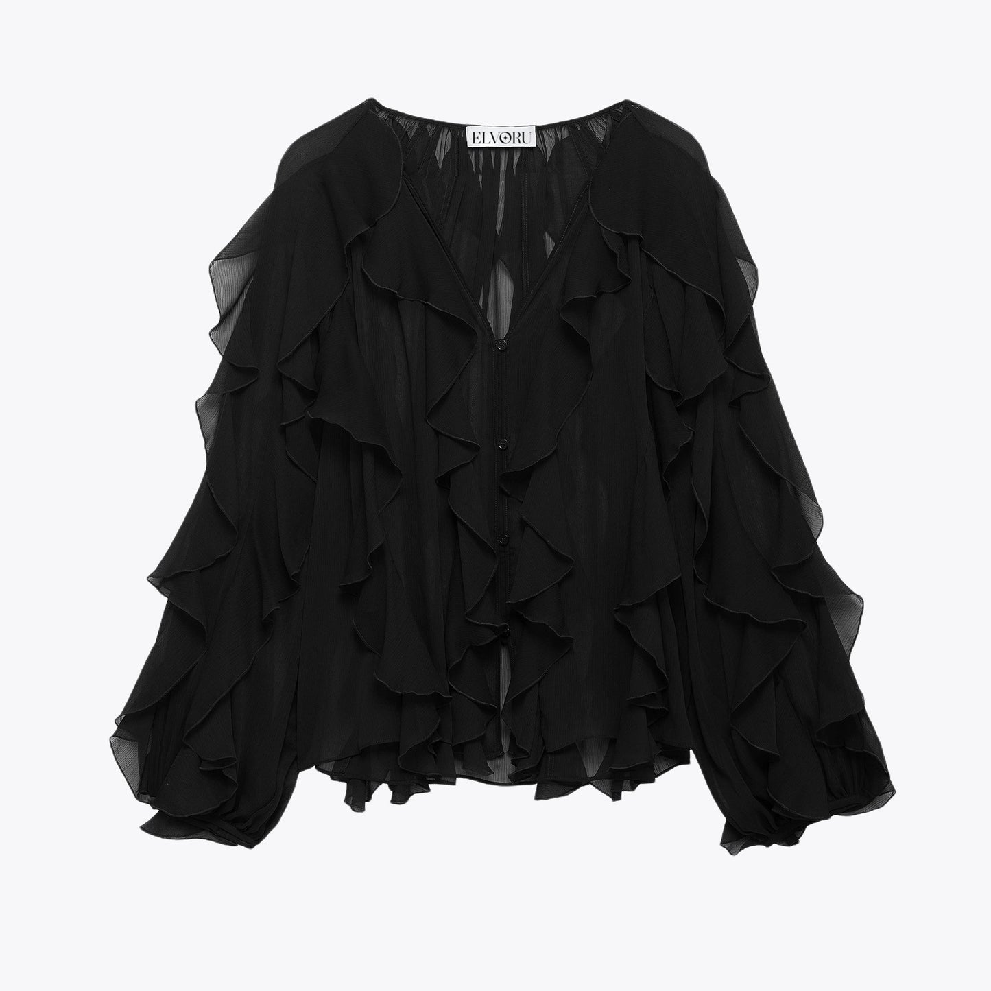 PURE DESIRE RUFFLE BLOUSE