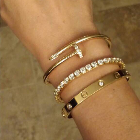 ELEGANT NEGLEARMBÅND DELUXE | 18K GULD