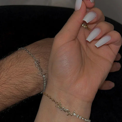 SAINT LUXE DIAMANT ARMBÅND | GULD
