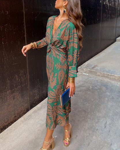LEYA | ELEGANT PRINTET KJOL E