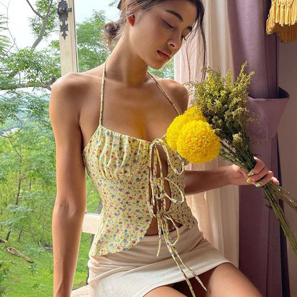 VINTAGE BLOMSTER TOP