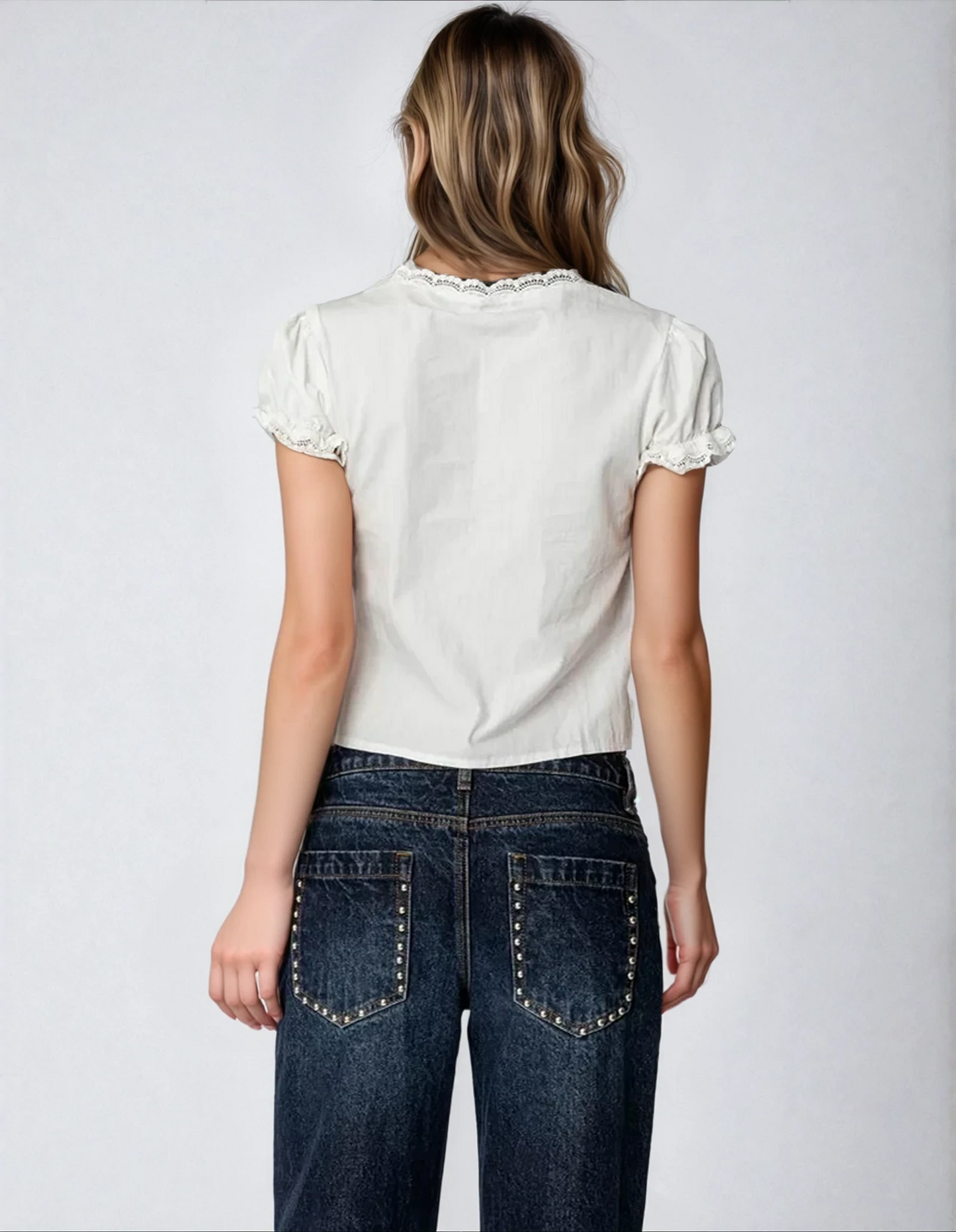 ELENA LACE TOP