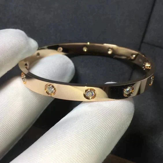ARMBÅND MED CUBIC ZIRKONIA | GULD