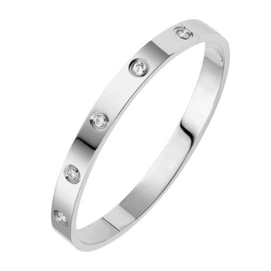 ARMBÅND MED CUBIC ZIRKONIA | SØLV