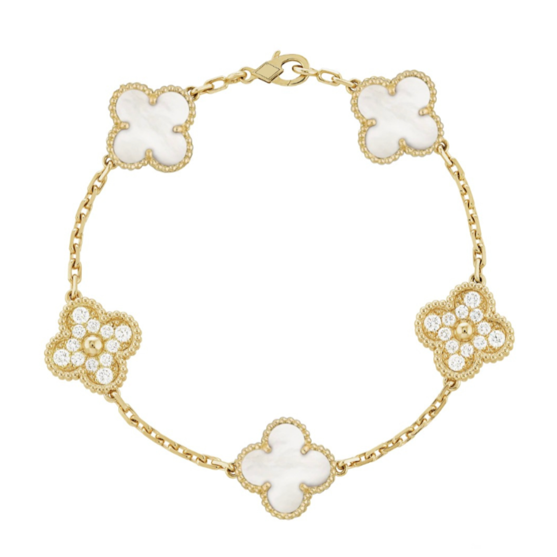 CLARA CLOVER DIAMANT ARMBÅND