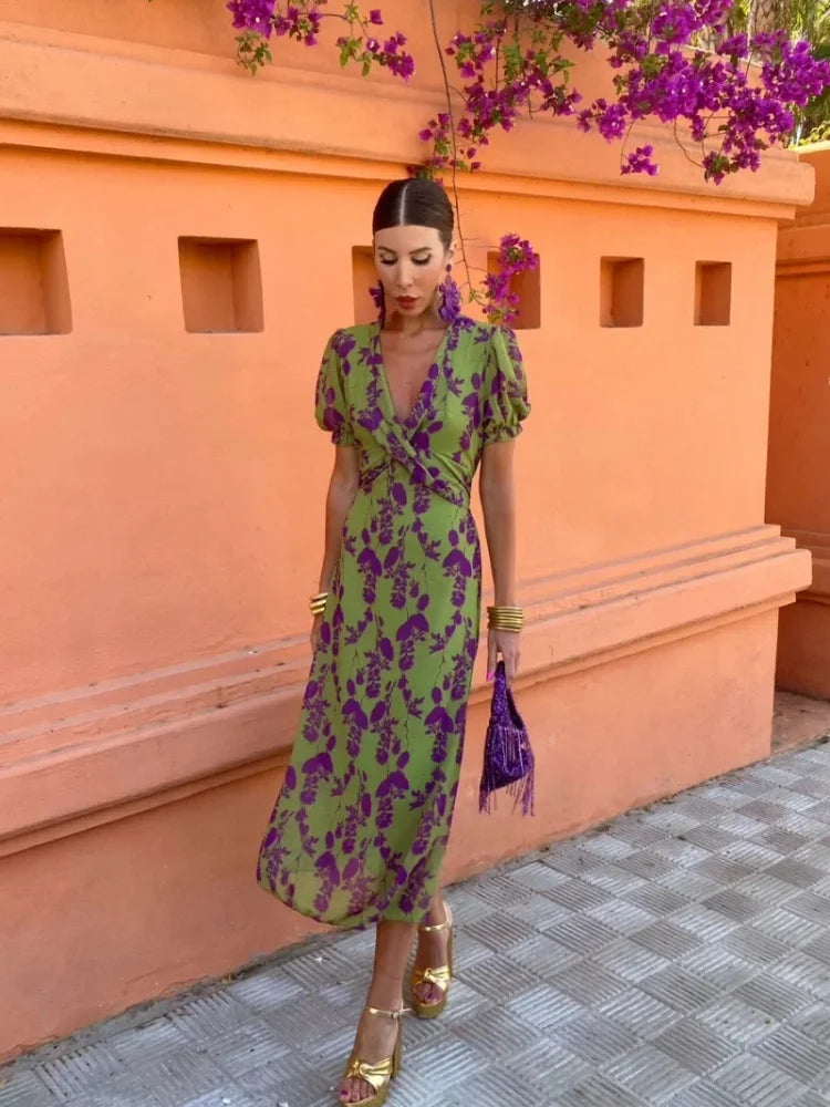 MELYS | ELEGANT PRINTET KJOL E