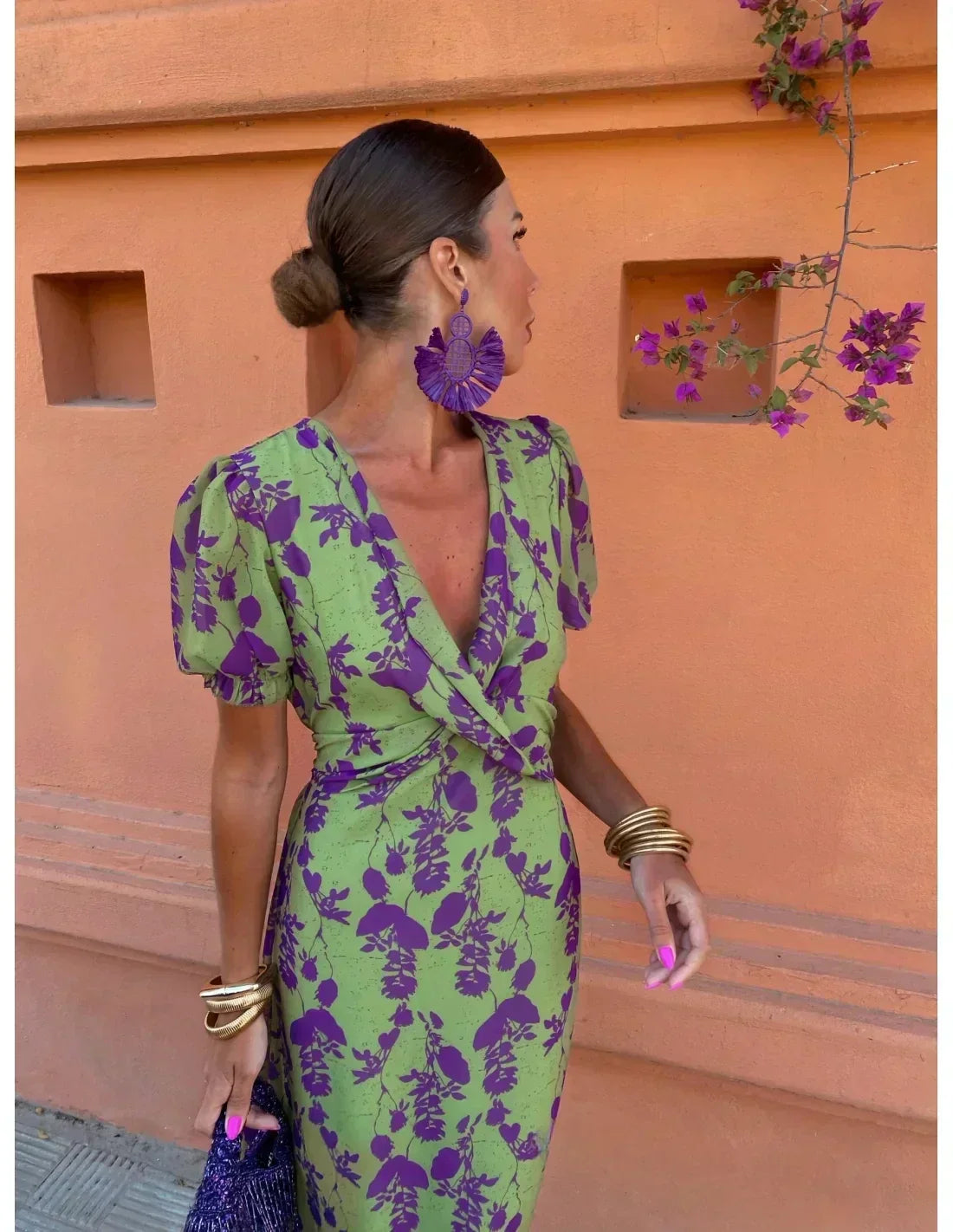 MELYS | ELEGANT PRINTET KJOL E