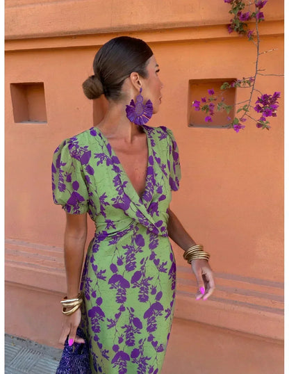 MELYS | ELEGANT PRINTET KJOL E