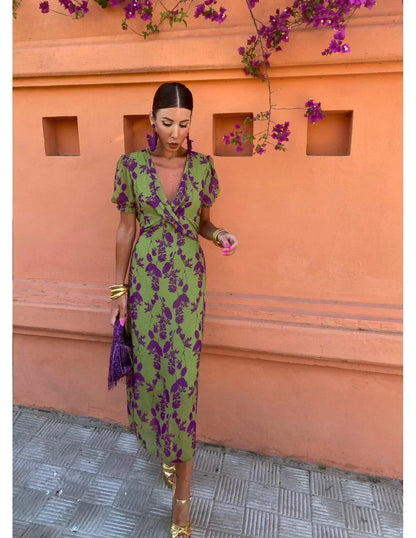MELYS | ELEGANT PRINTET KJOL E