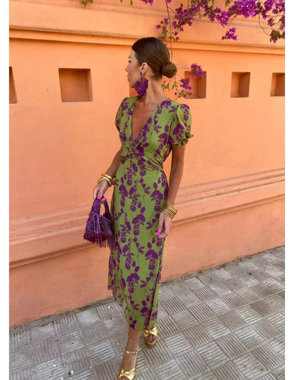 MELYS | ELEGANT PRINTET KJOL E