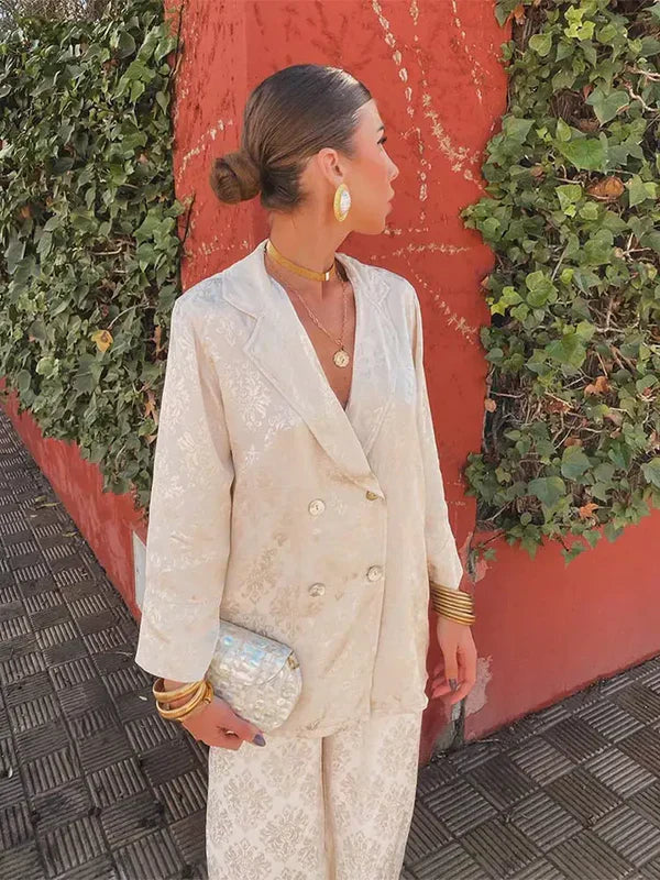 ELOISE | ELEGANT JACQUARD BLAZER