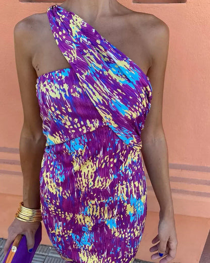 IRMGARDI | ELEGANT ONE-SHOULDER KJOL E