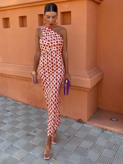 IRMGARDI | ELEGANT ONE-SHOULDER KJOL E
