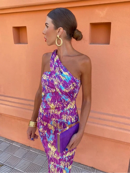 IRMGARDI | ELEGANT ONE-SHOULDER KJOL E