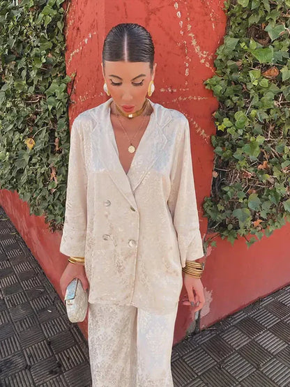ELOISE | ELEGANT JACQUARD BLAZER