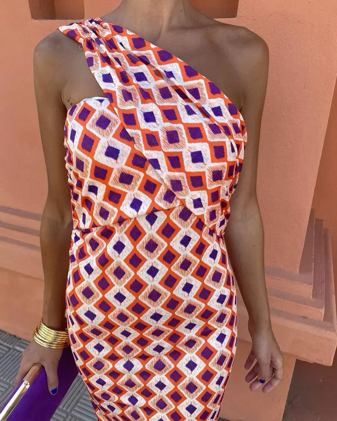 IRMGARDI | ELEGANT ONE-SHOULDER KJOL E