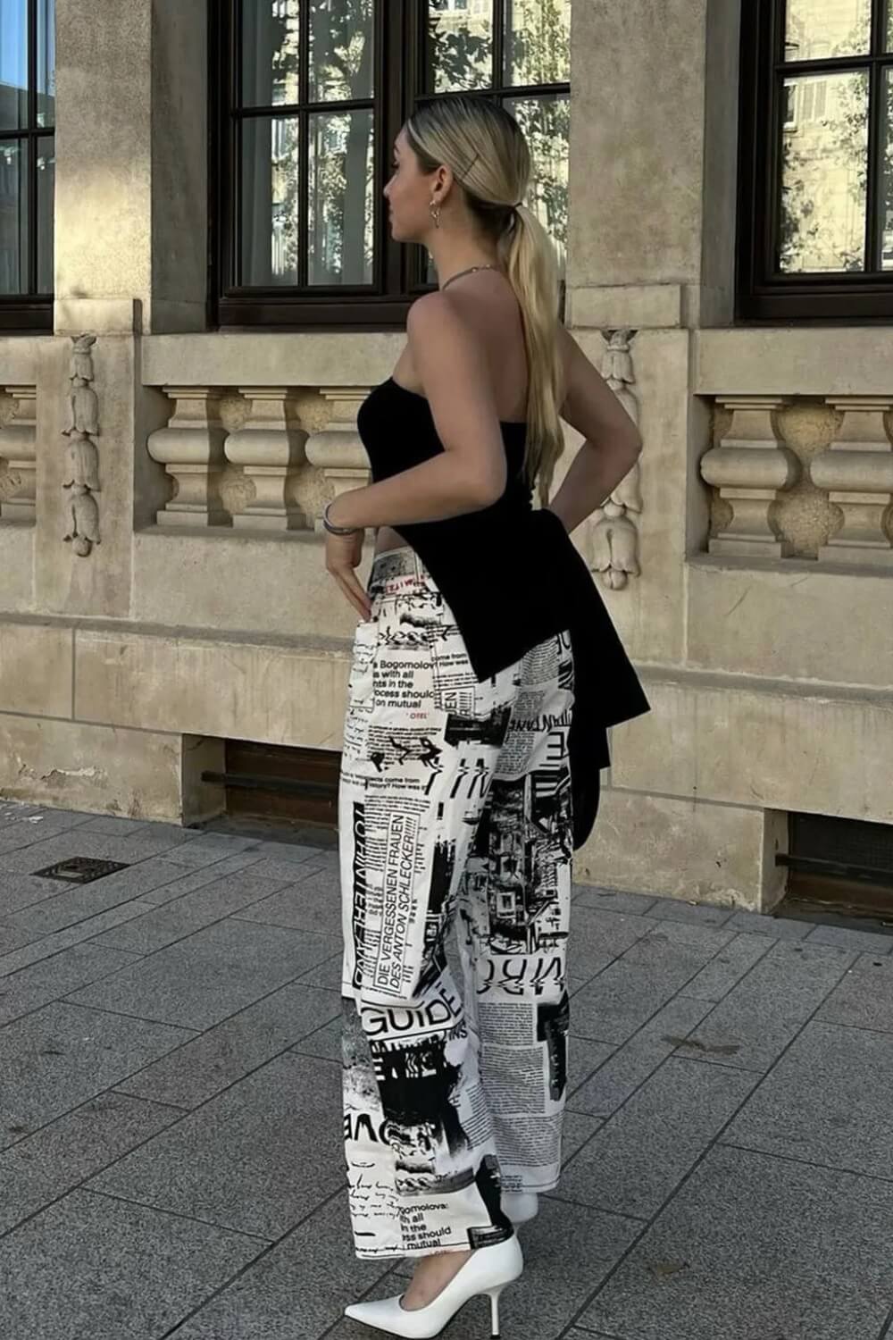 ALESSANDRA SKULDERLØS TOP