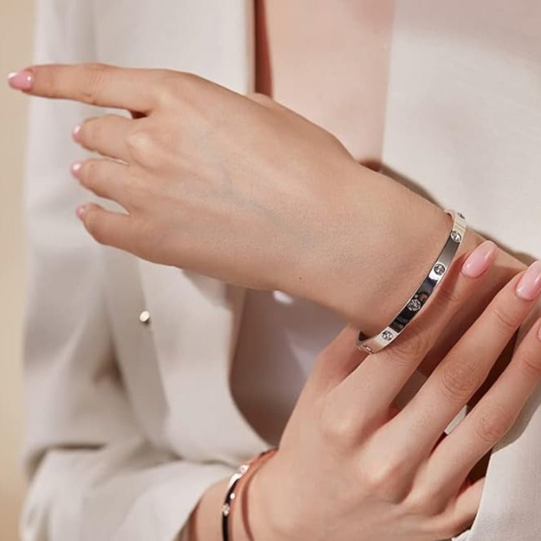 ETERNITY LINK ARMBÅND MED ZIRKONIA