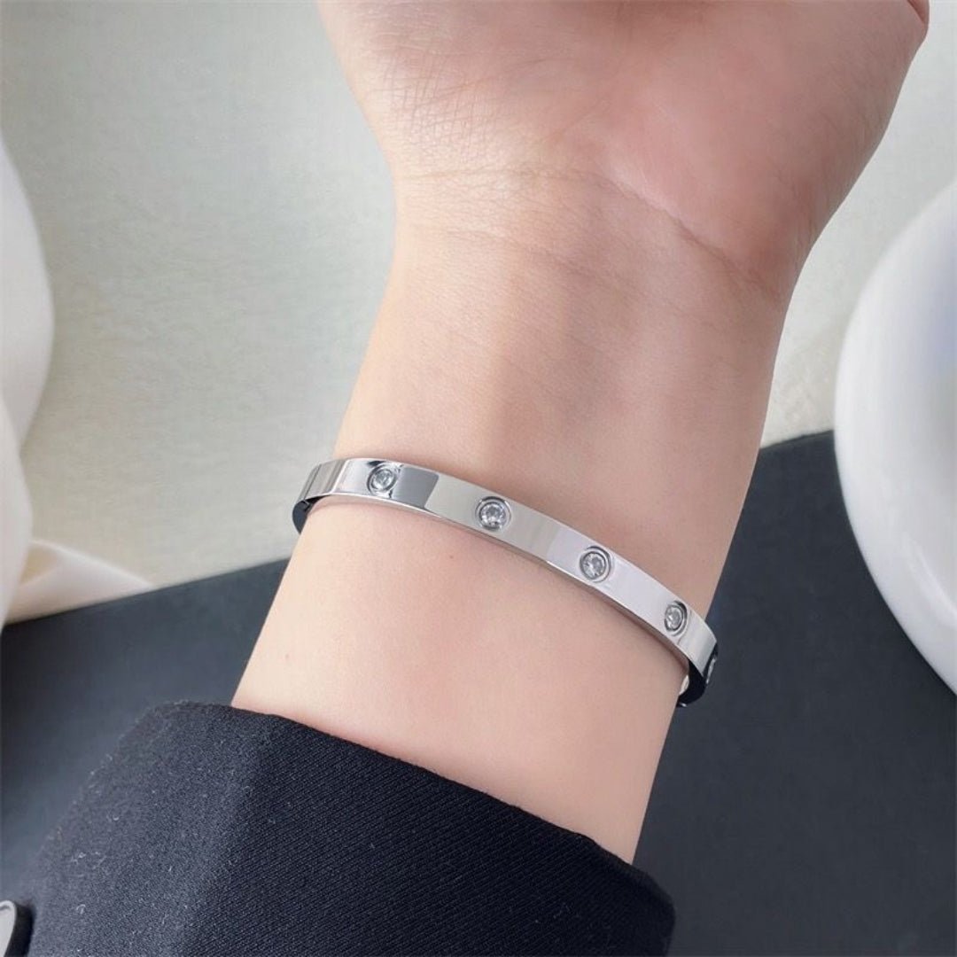 ETERNITY LINK ARMBÅND MED ZIRKONIA