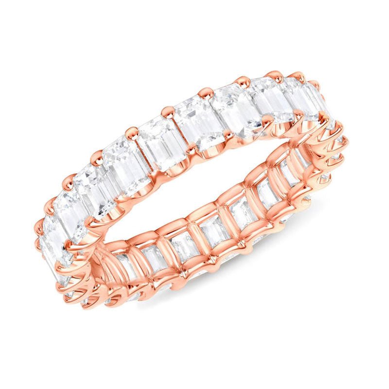 CUBIC RING | ROSAGULD