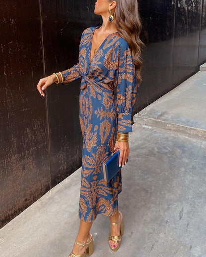 LEYA | ELEGANT PRINTET KJOL E