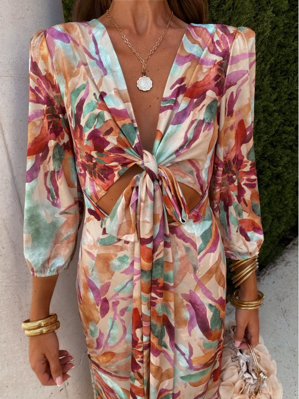 DANIKA | ELEGANT CUT-OUT KJOL E