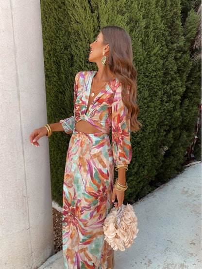 DANIKA | ELEGANT CUT-OUT KJOL E