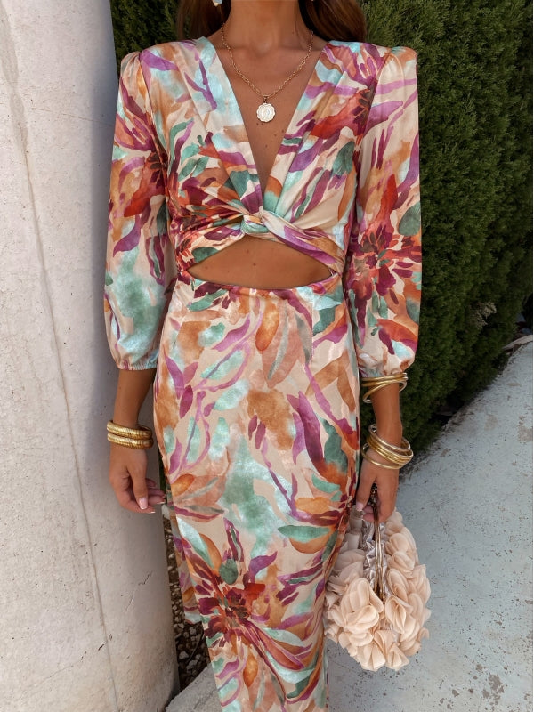 DANIKA | ELEGANT CUT-OUT KJOL E